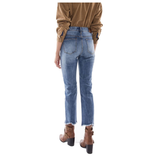 Funky Buddha Γυναικείο jean παντελόνι